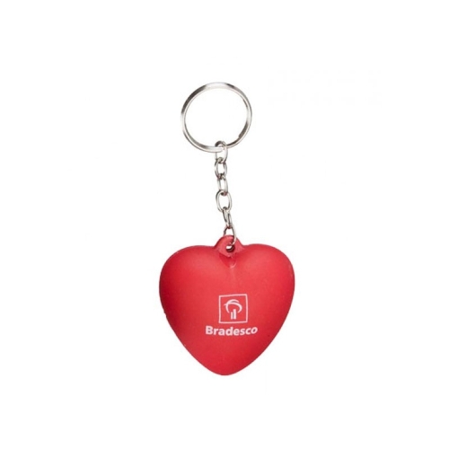 Chaveiro Coração Vinil oca Personalizada-BCCCVOP