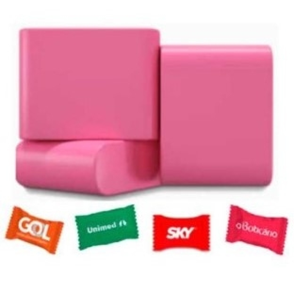 BALA PROMOCIONAL MASTIGAVEL SABOR FRAMBOEZA -bcbfm123