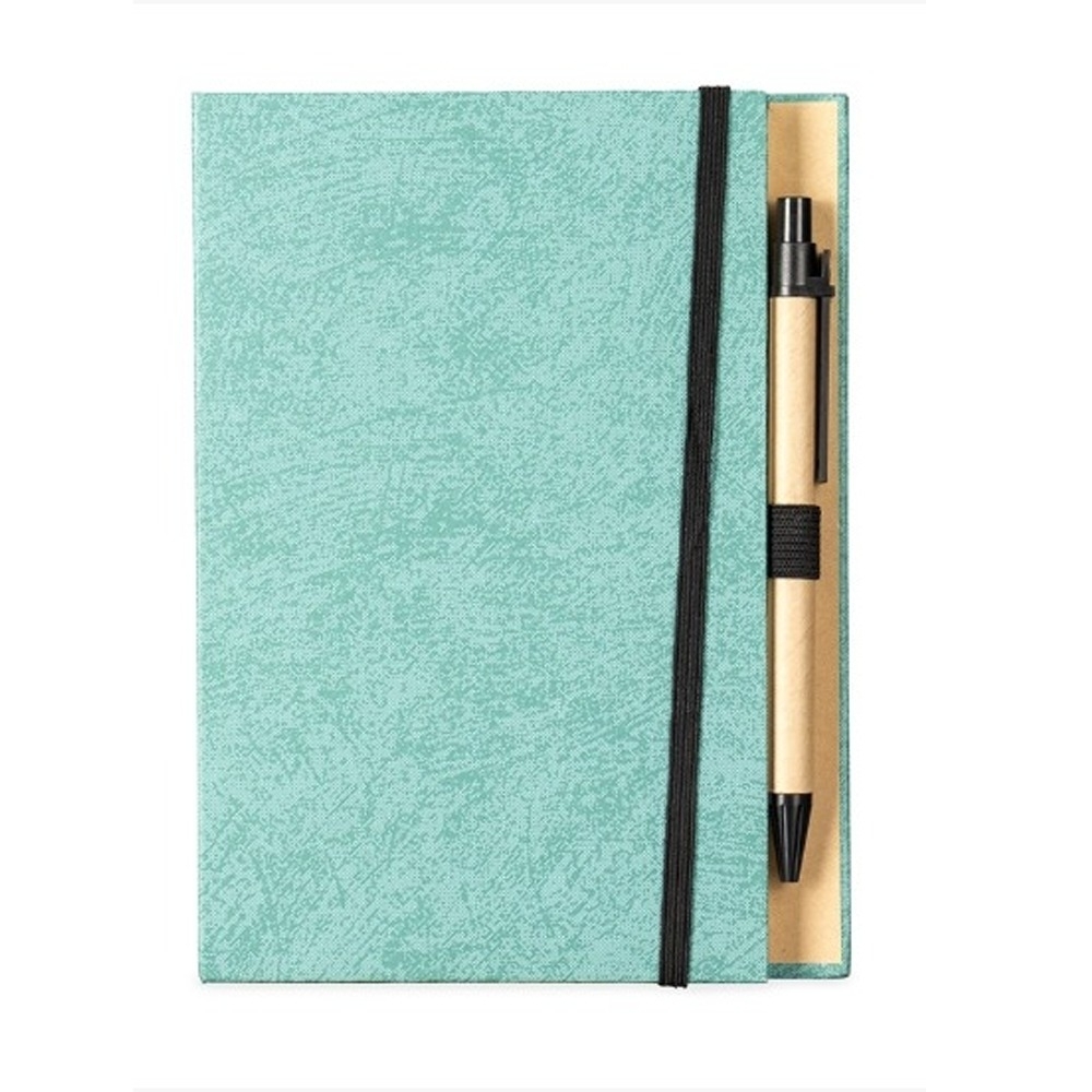 Bloco de Anotações com Autoadesivos e Caneta