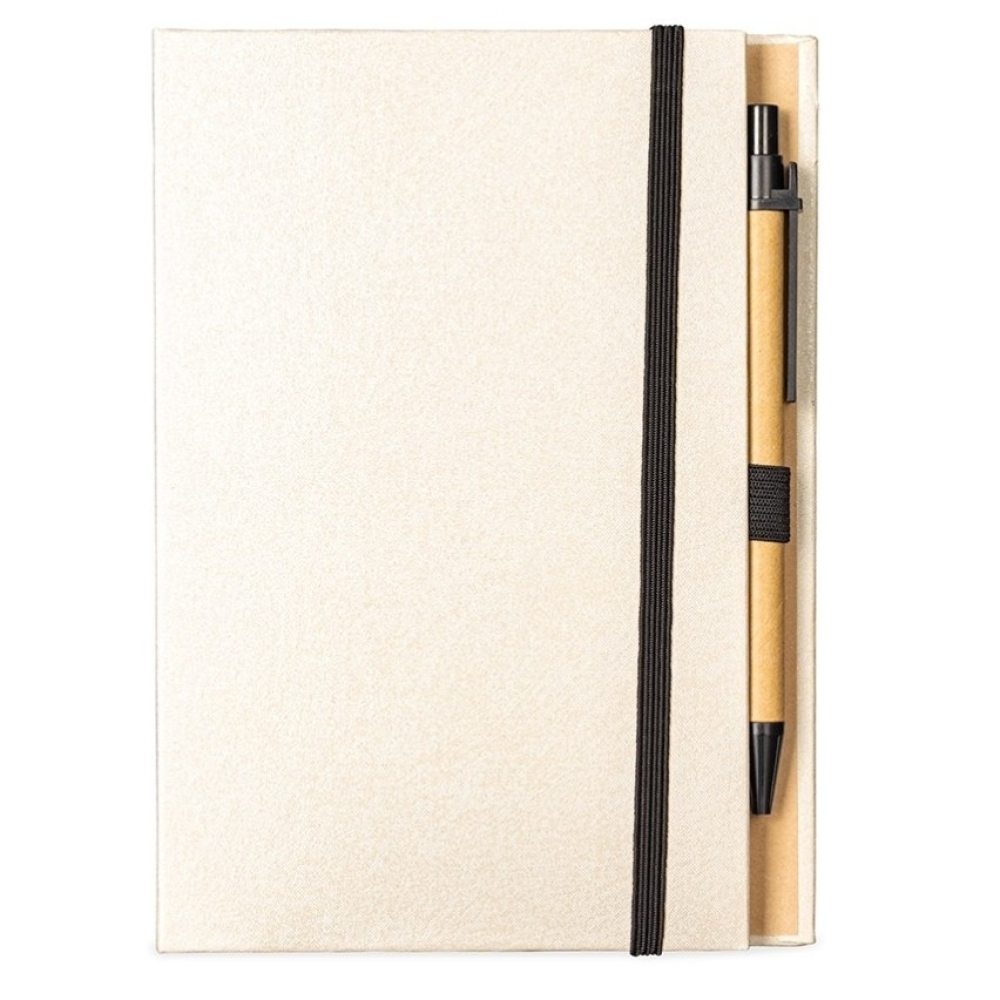 Bloco de Anotações com Autoadesivos e Caneta