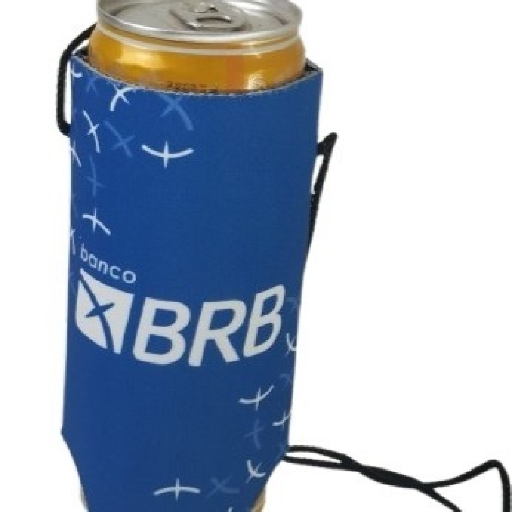 Porta latas com cordão Personalizado-BC133