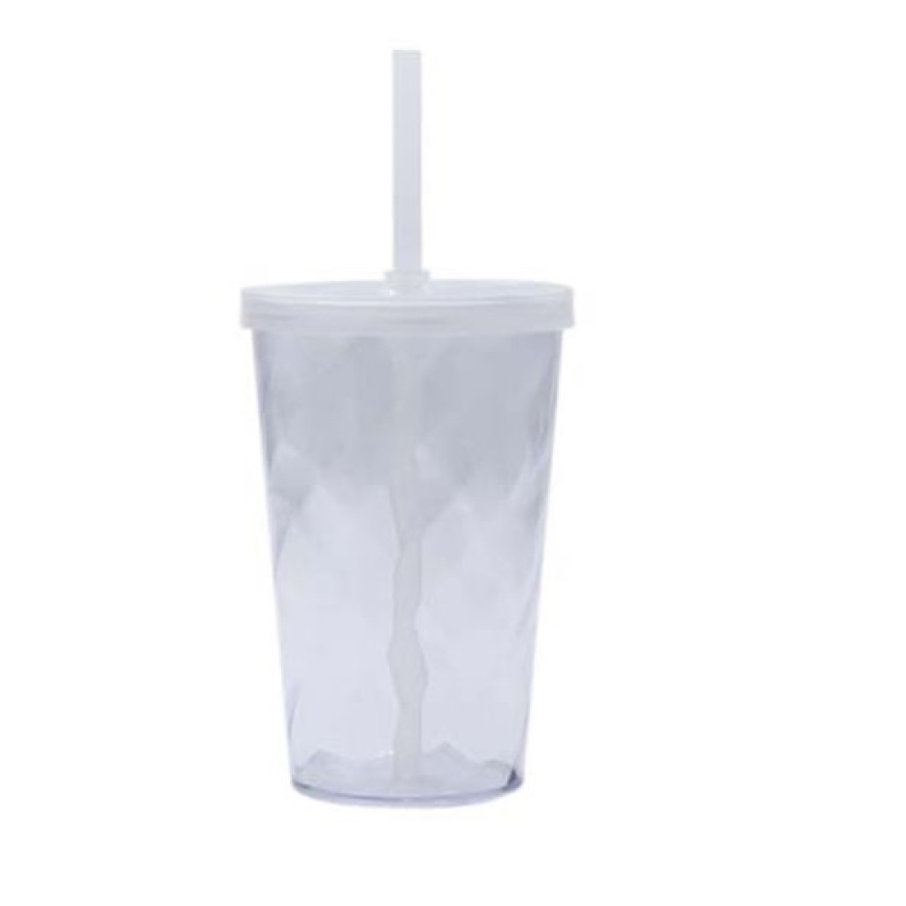 COPO TWIST COM TAMPA E CANUDO 