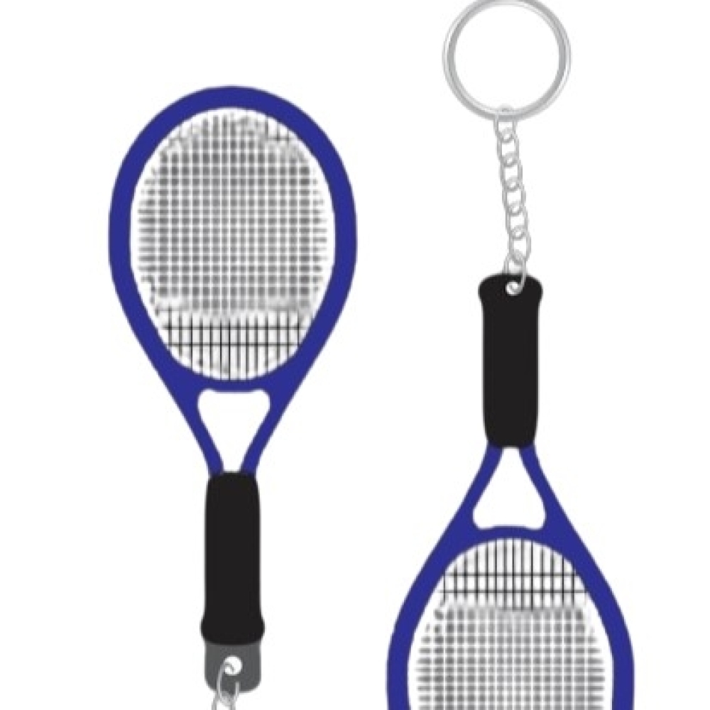 Chaveiro de Raquete Emborrachado-BCBRGT-0007