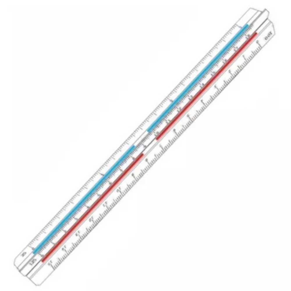 Escalimetro Triangular de 15 cm -Escalimetro Triangular de 15 cm 