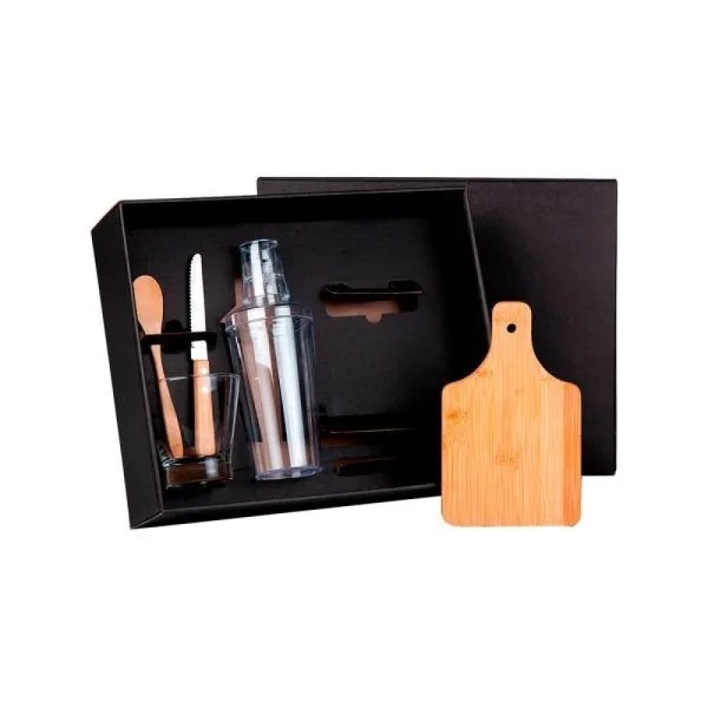 KIT PARA CAIPIRINHA COM COQUETELEIRA - 5 PÇS-KT-90175