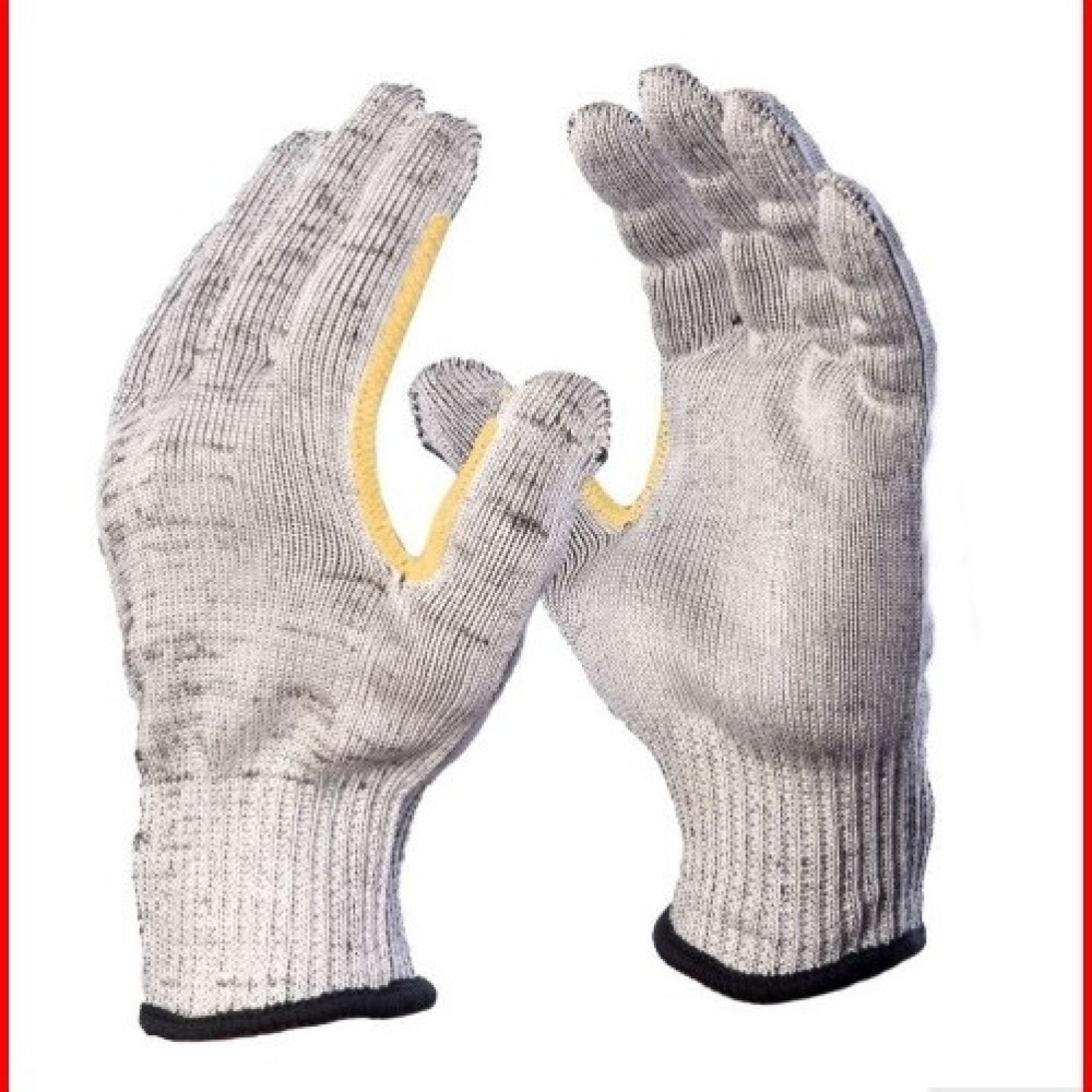 Luva de segurança com polietileno de alta densidade com fio de aço-bcluv12510