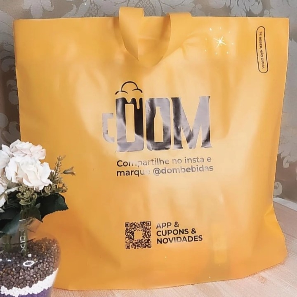 SACOLA PLASTICA COM ALÇA TAM G -BCSACG123